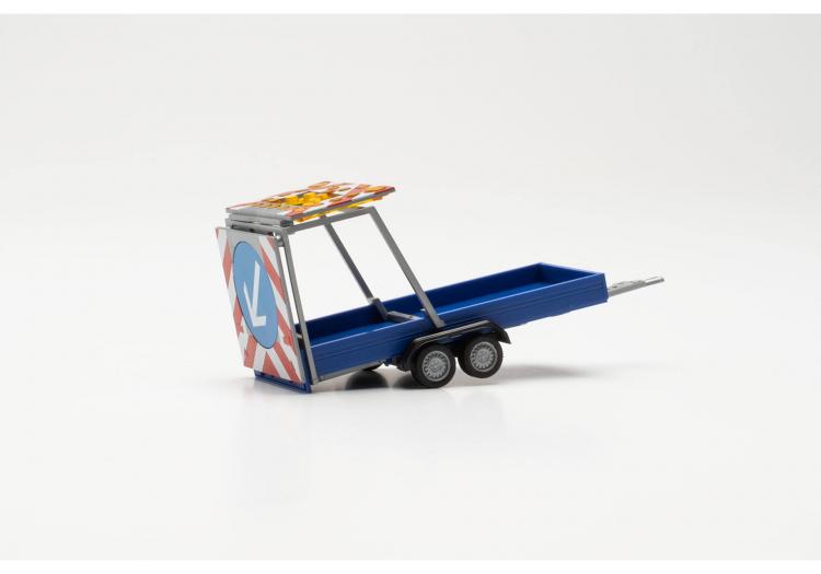 REMORQUE DE SÉCURITÉ ROUTIÈRE, BLEU ULTRAMARIN