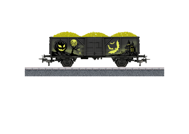 WAGON TOMBEREAU HALLOWEEN - BRILLE DANS LE NOIR