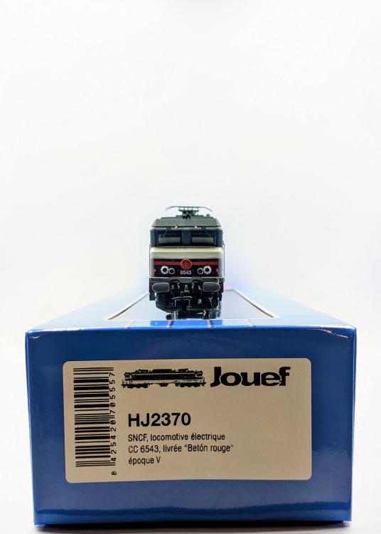 *PROMOS* - LOCOMOTIVE ELECTRIQUE CC 6543 A PERSIENNES DECALES SIGLE CASQUETTE SNCF