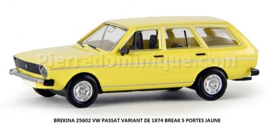 VW PASSAT VARIANT 1974 BREAK 5 PORTES JAUNE