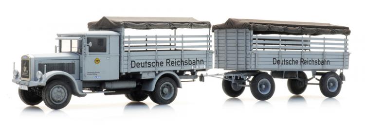 REMORQUE A BACHE DEUTSCHE REICHSBAHN