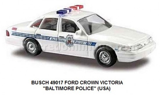 *PROMOS* - FORD CROWN VICTORIA &quot;BALTIMORE POLICE&quot; (USA)