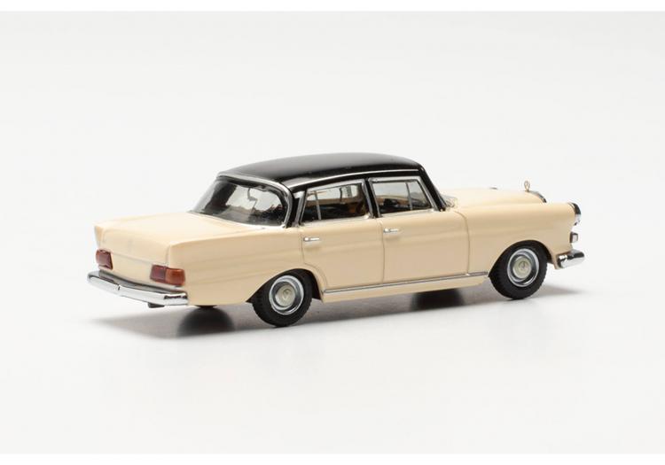 LIMOUSINE MERCEDES BENZ 200 HECKFLOSSE CREME TOIT NOIR