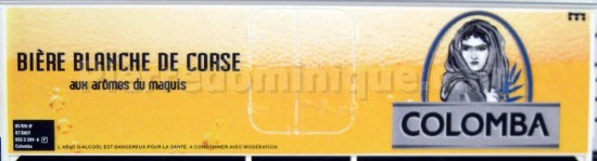 WAGON BIERE BLANCHE DE CORSE COLOMBA SNCF