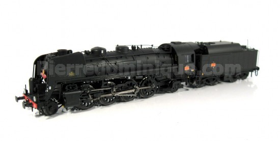 LOCOMOTIVE VAPEUR 141 R 1173 FIOUL SNCF (PLAQUE MISTRAL) -