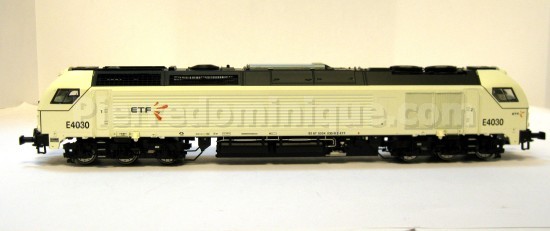 LOCOMOTIVE DIESEL EURO 4000 ETF N°E4030 -Modèle exclusif pour ETF