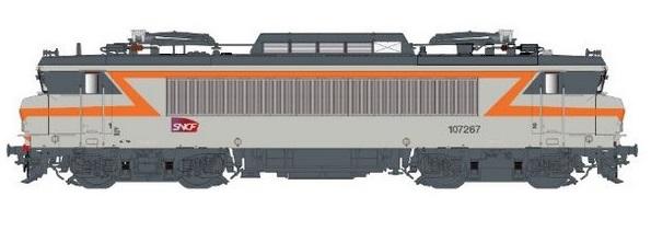 Locomotive BB 107267, Carmillon, Toulouse, Sncf, Ep VI