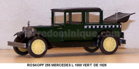 MERCEDES L 1000 VERT  DE 1929