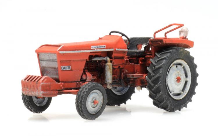 TRACTEUR RENAULT 56 ORANGE ECHELLE N