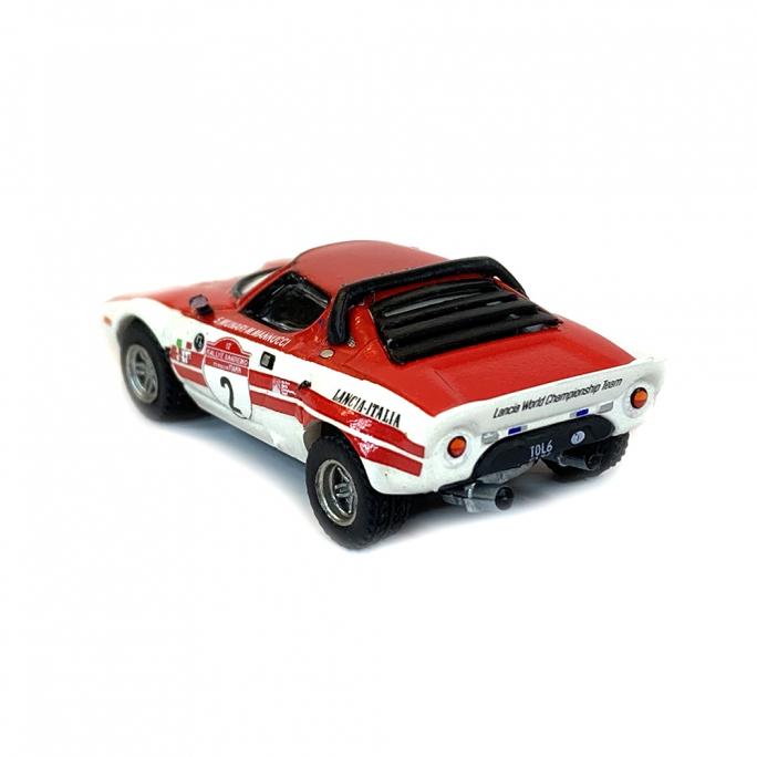 LANCIA STRATOS HF STRADALE BLEU N°2 VAINQUEUR DU RALLYE SAN REMO 1974 (Sandro Munari - Mario Mannucci)