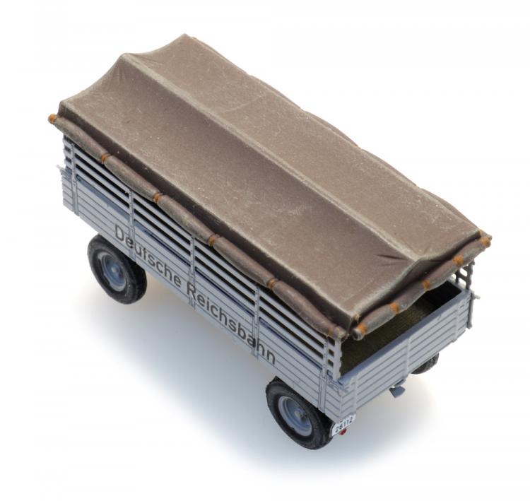 REMORQUE A BACHE DEUTSCHE REICHSBAHN