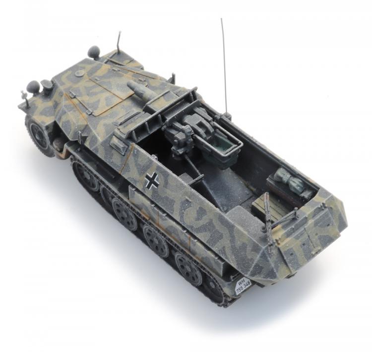 HALTRACK VEHICULE DE TRANSPORT DE TROUPE Sd.Kfz 251/9 AVEC CANON KwK 37 L24 STUMMEL (MEGOT) CAMOUFLAGE GRIS