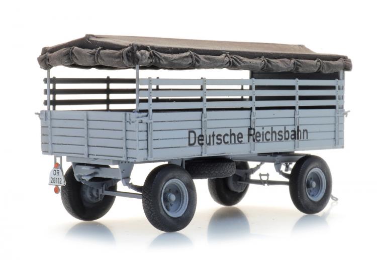 REMORQUE A BACHE DEUTSCHE REICHSBAHN
