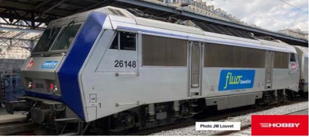 *PROMOS* - COFFRET DE DEPART SNCF BB 26000 + VOITURES CORAILS FLUO GRAND EST SNCF