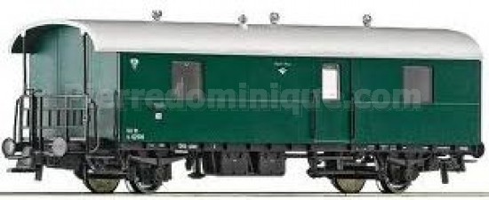 ENSEMBLE DE 3 VOITURES VOYAGEURS MIXTE 3CL OBB + FOURGON POST