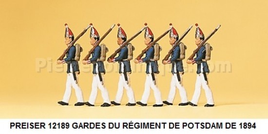GARDES DU RÉGIMENT DE POTSDAM DE 1894