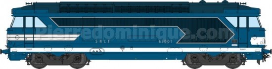 Locomotive Diesel BB 67001 Ep.III SNCF DIGITAL SOUND FUMIGENE