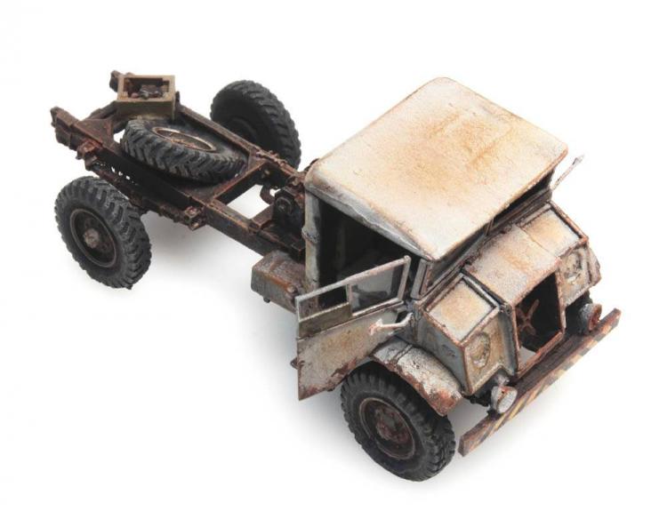 CHEVROLET 3t CHASSIS ROUILLE PNEUS DEGONFLES