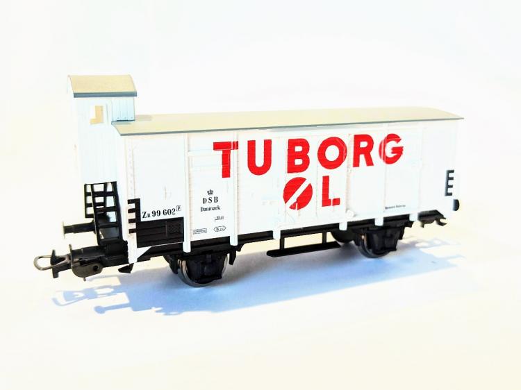 Wagon Transport Tuborg Biere - DSB - avec cabine
