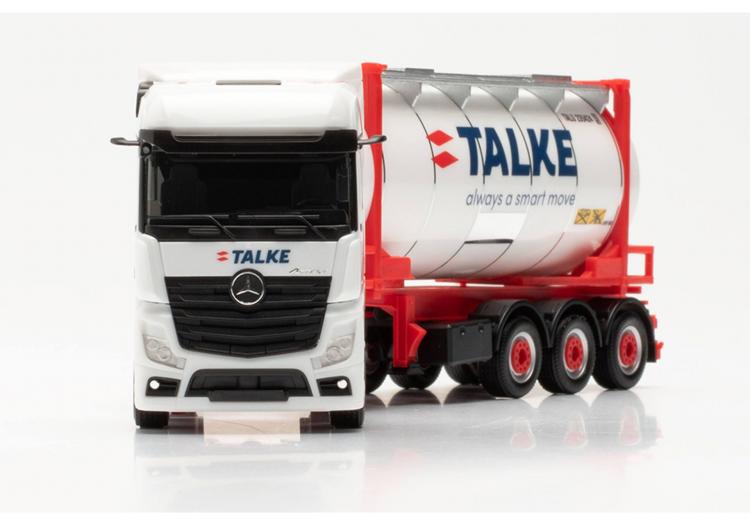 TRACTEUR MERCEDES ACTROS SEMI REMORQUE CONTENEUR CITERNE TALKE