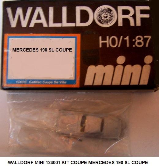 *PROMOS* - KIT COUPE MERCEDES 190 SL COUPE