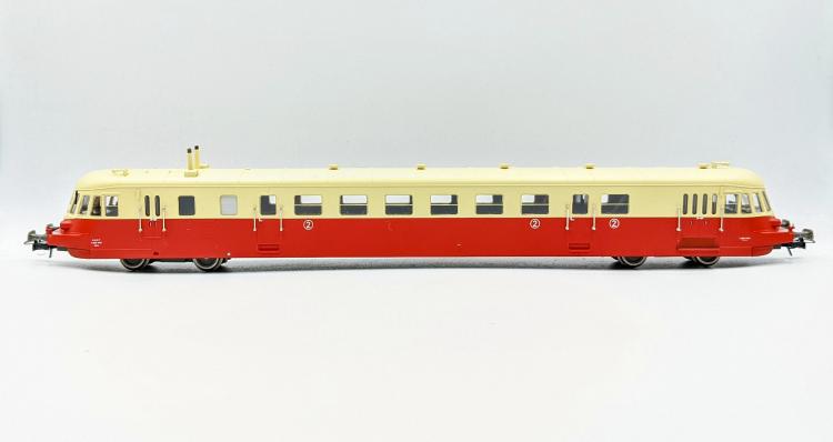 AUTORAIL DIESEL ABJ 2 SNCF LIVREE ROUGE ET BEIGE TOIT CREME - DIGITAL SOUND
