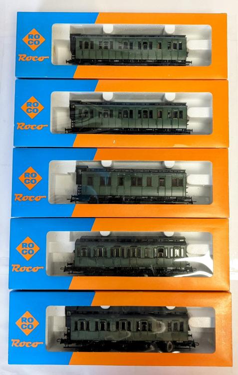 RMA COFFRET ALSACE LORRAINE- 5 VOITURES VOYAGEURS - DECALCOMANIE A POSER