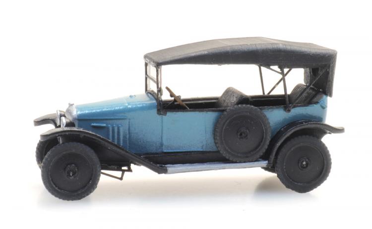 CITROEN TYPE A BLEU CAPOTE FERME NOIRE