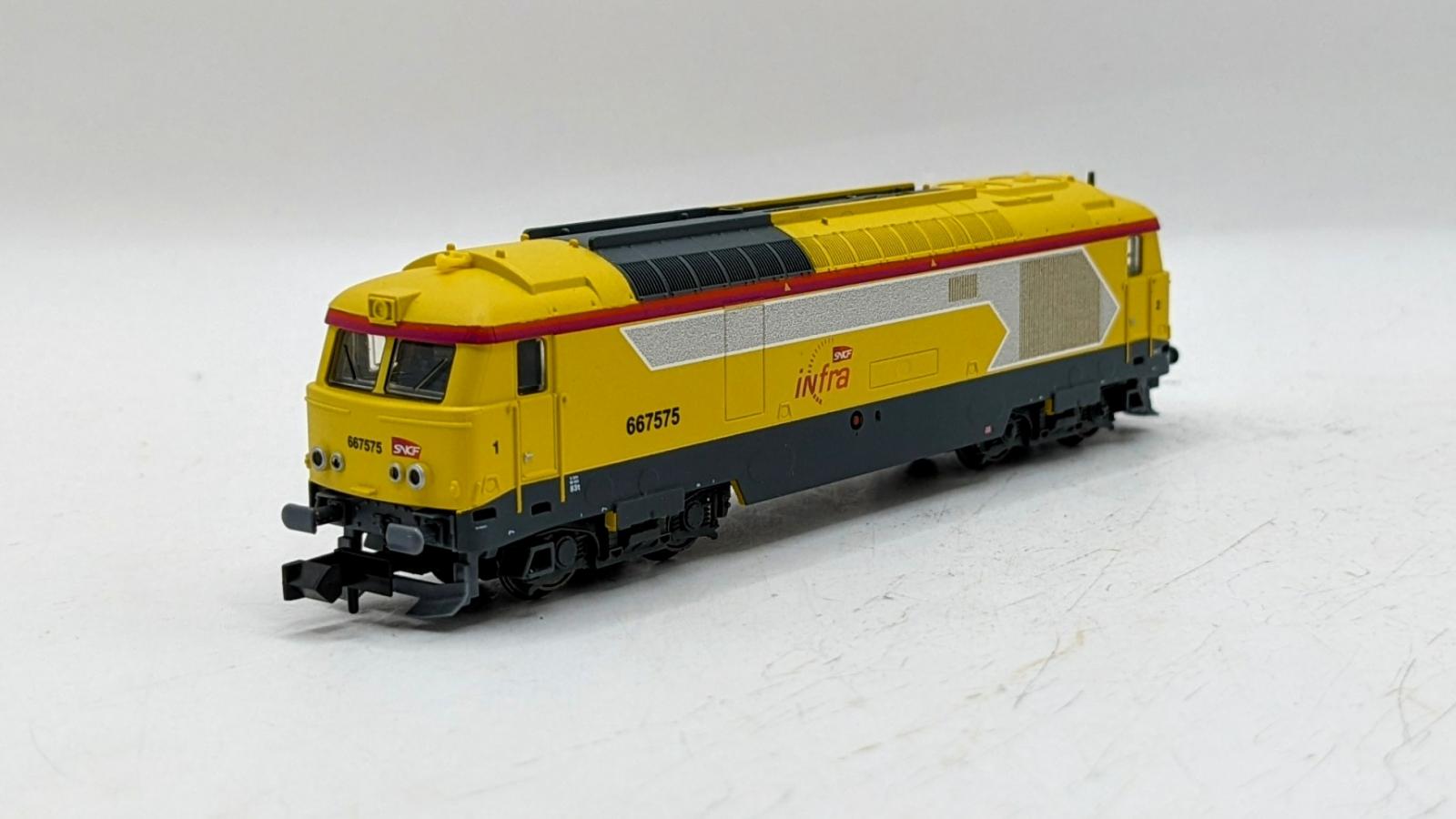 JOUEF - HJ2393 - SNCF Infra, locomotive diesel BB 669126, livrée jaune, ép. VI