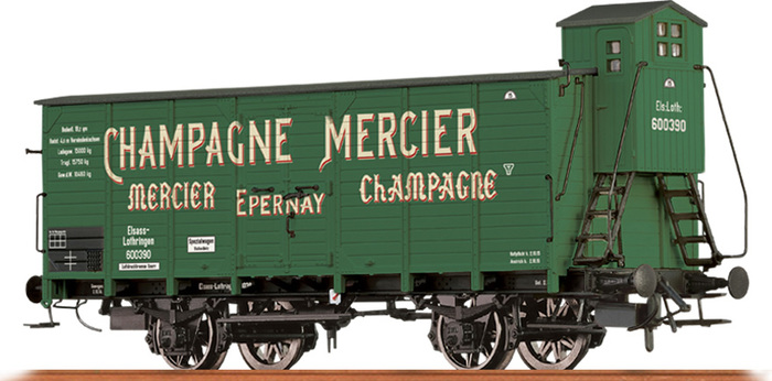 REEDITION WAGON MARCHANDISES CHAMPAGNE MERCIER FRANCE