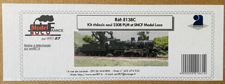 KIT CHASSIS MOTEUR SEUL 5-230B PLM ET SNCF