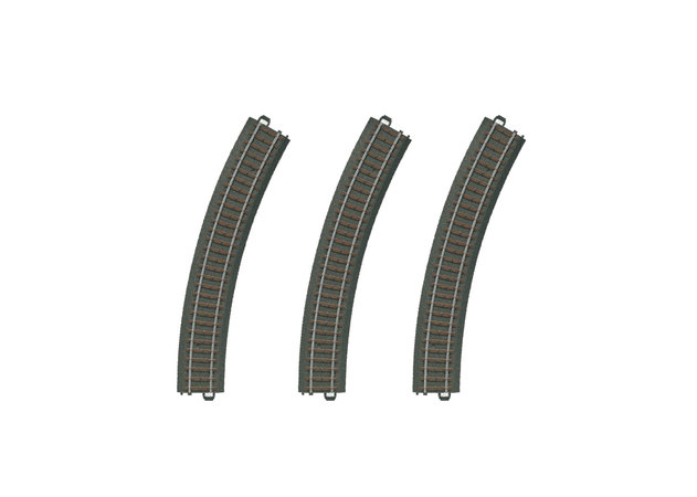 RAIL COURBE R2 = 437.5MM 30° BOITE DE 3