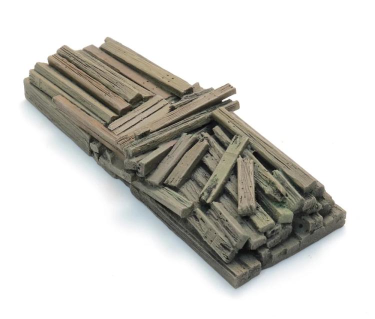 CHARGEMENT DE TRAVERSES POUR WAGON PLAT (76mm x 26mm x 10mm)