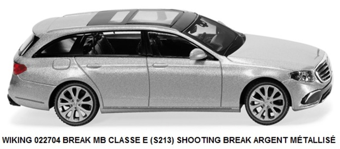 BREAK MB CLASSE E (S213) SHOOTING BREAK ARGENT MÉTALLISÉ