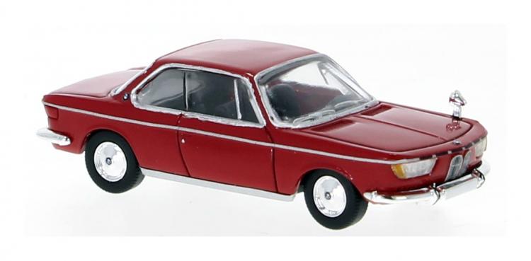 BMW 2000 CS COUPE ROUGE INTÉRIEUR NOIR ENTRE 1965 ET 1969