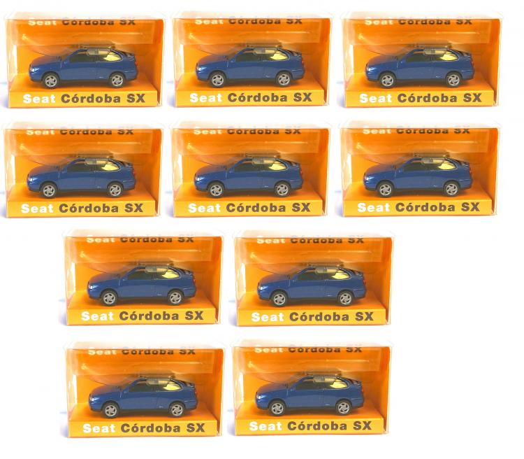 10x SEAT CORDOBA SX BLEU POUR PORTE AUTO