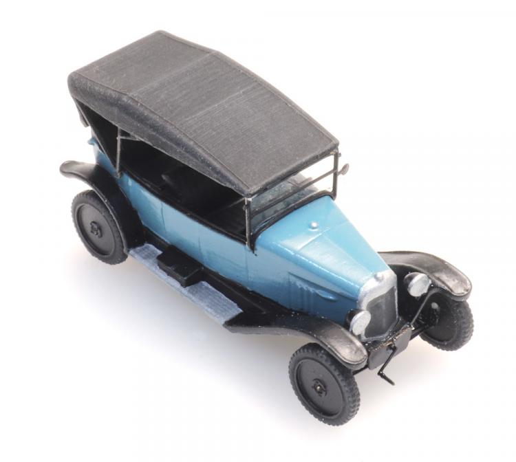 CITROEN TYPE A BLEU CAPOTE FERME NOIRE