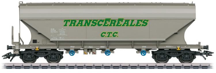 WAGON CEREALIER TRANSCEREALES CTC SNCF