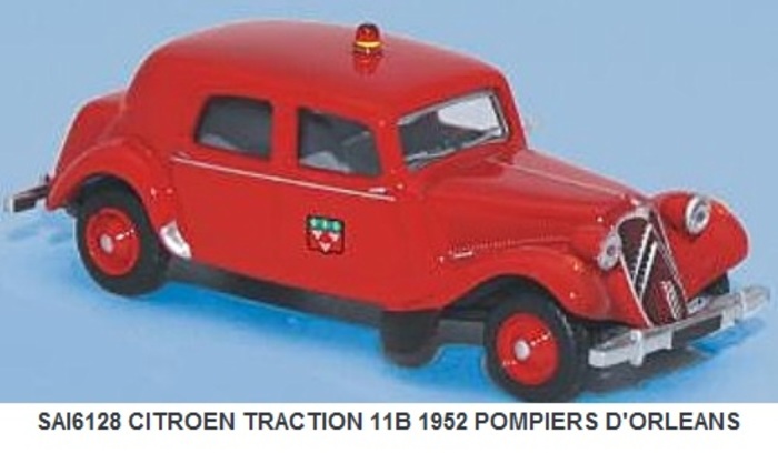 CITROEN TRACTION 11B 1952 POMPIERS D'ORLEANS (LES CLASSIQUES)