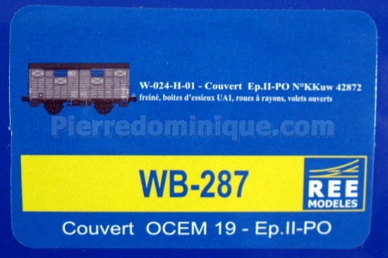 *PROMOS* - WAGON COUVERT OCEM 19 Ep.II PO