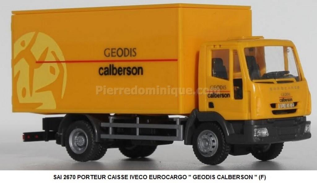 Camion Collection Geodis/Calberson Eligor 1/43 – Renault Magnum Référence 113781