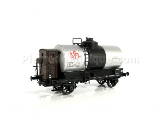 COFFRET 2 WAGONS CITERNE TRANSPORT DE LIQUIDES ALIMENTAIRES SGTL SNCF