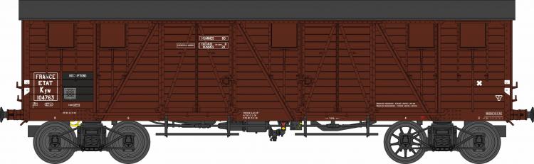 WAGON TP COUVERT 4 PORTES 10763 ETAT