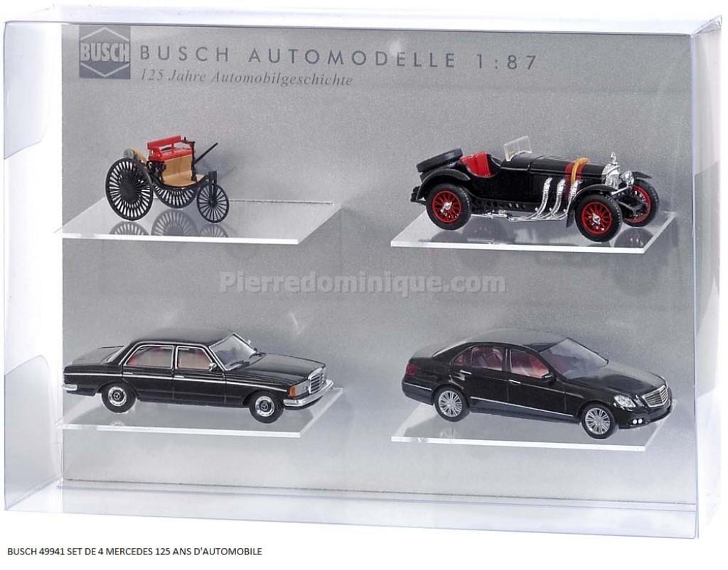 Lot De 4 Miniatures Mercedes Marklin 1/43 - Flèches D'argent - Coffret Métal