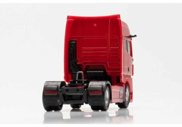 TRACTEUR MAN TGX GX A 2 ESSIEUX ROUGE AVEC RETROVISEUR CAMERA