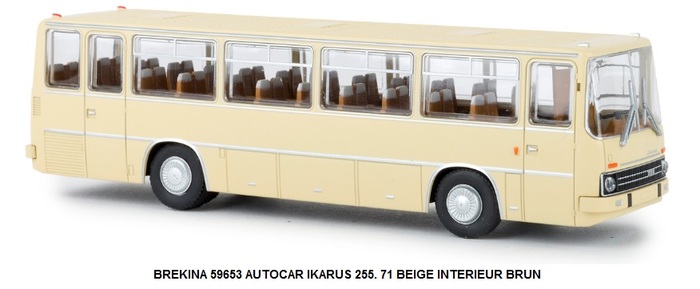 AUTOCAR IKARUS 255. 71 BEIGE INTERIEUR BRUN