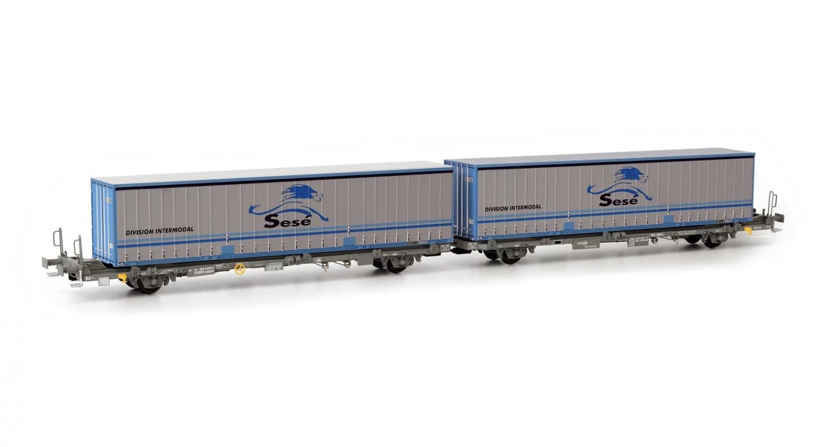 Märklin 84670, Wagon Porte Containers Type Berlin Et Conteneurs Markjlin Magazin Db Neuf Bo 84670 Ho 1 87