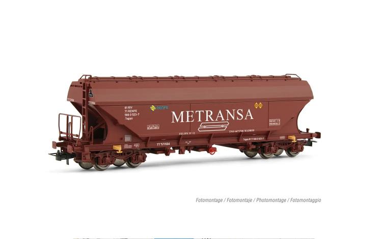 WAGON TREMIE A BOGIES TT5 METRANSA RENFE