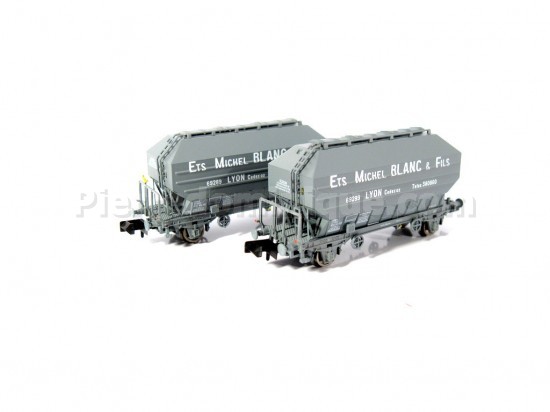 COFFRET DE 2 CEREALIERS ETS MICHEL BLANC  FILS EP IV / V SNCF