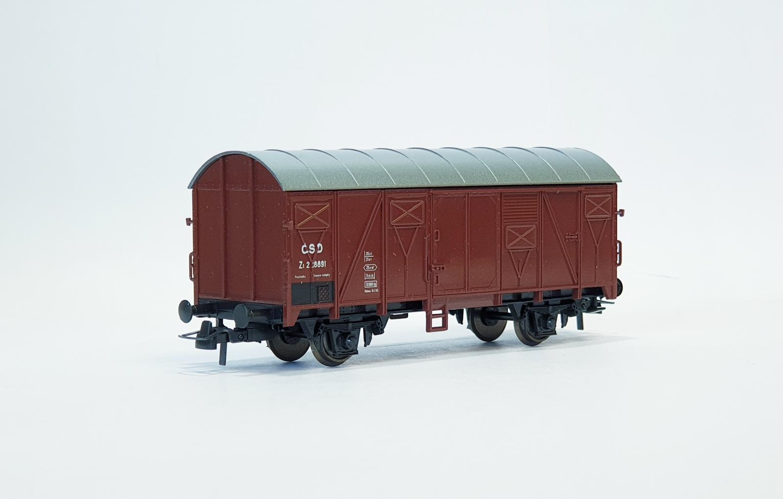 Wagon Couvert Roco 76600 époque IV FS Toits Pentus – Voie HO 1/87 – Neuf
